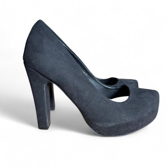 Torrid Platform Pumps Black Size 7.5 - Faux Suede Black (WW) - Picture 1 of 8
